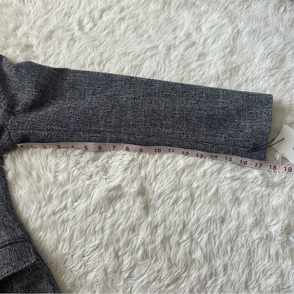 Something Navy Blazer Double Breasted Suit Jacket Gray Tweed Sz M NWT New - Picture 13 of 13